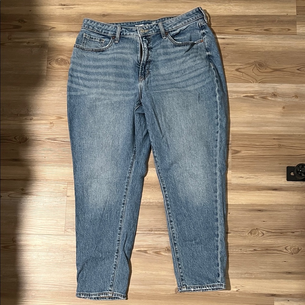 Old Navy Women's Straight Leg Blue Jeans